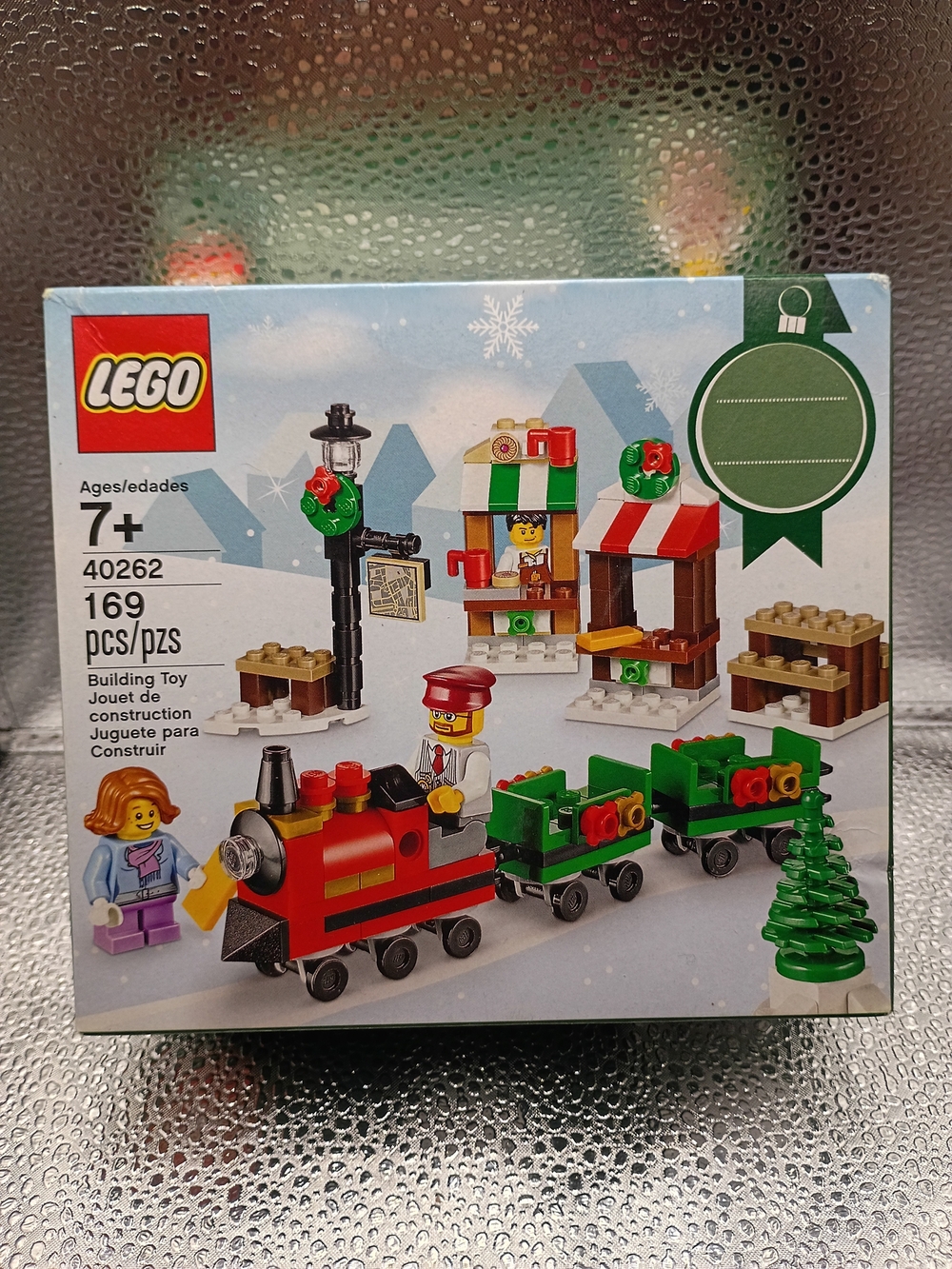 Lego Holiday Train Market Playset - Red, Green & White